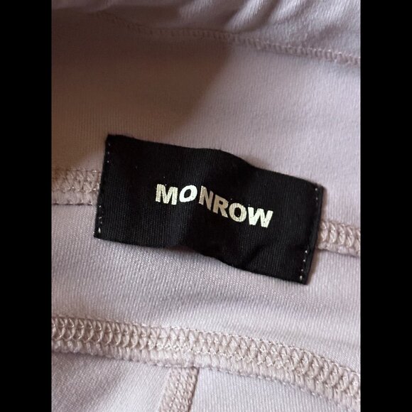 Monrow Biker Shorts XS Womens Pink Pull On 8" Inseam Athletic - Picture 7 of 7